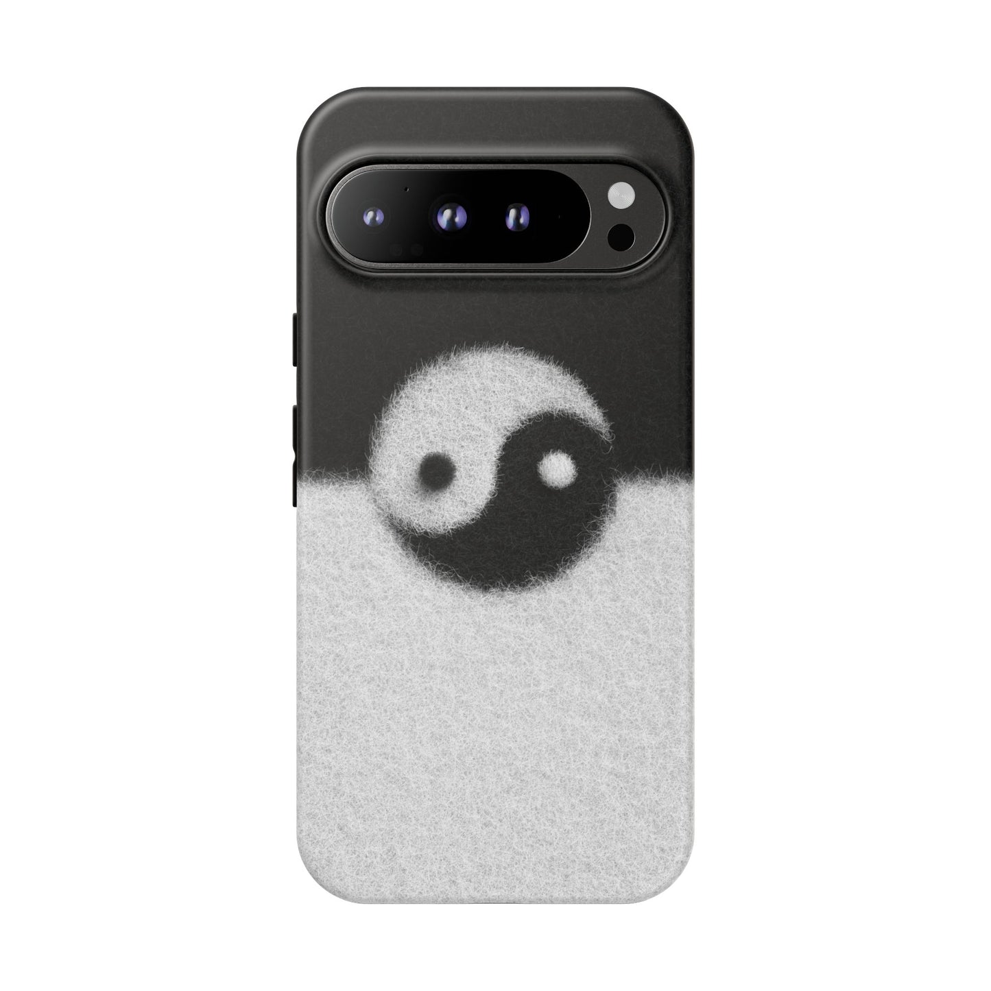 Yin Yang Phone Case - Tough Cases for Minimalist Vibes, Smartphone Cover, Unique Gift, Black and White Design, Modern Aesthetic