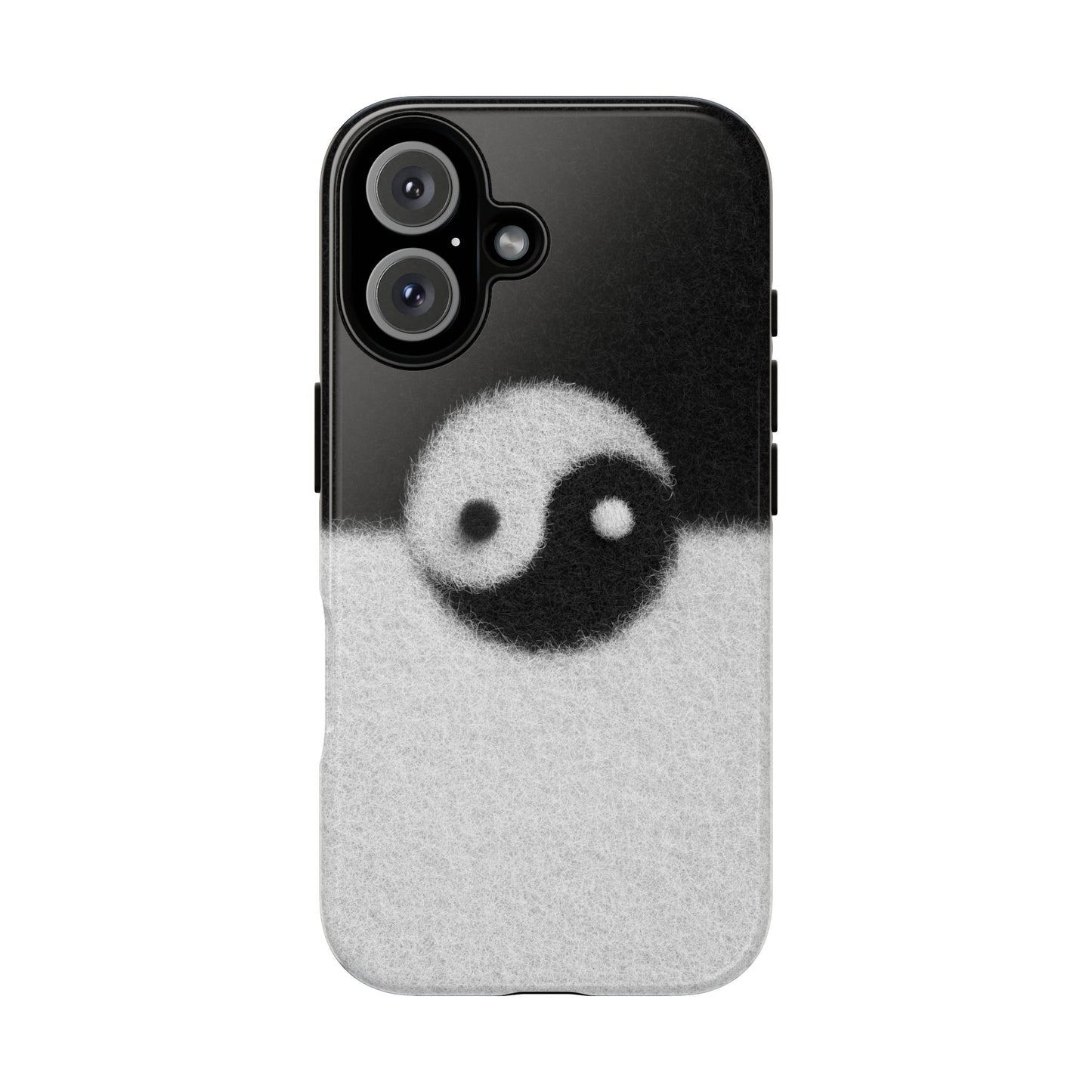 Yin Yang Phone Case - Tough Cases for Minimalist Vibes, Smartphone Cover, Unique Gift, Black and White Design, Modern Aesthetic