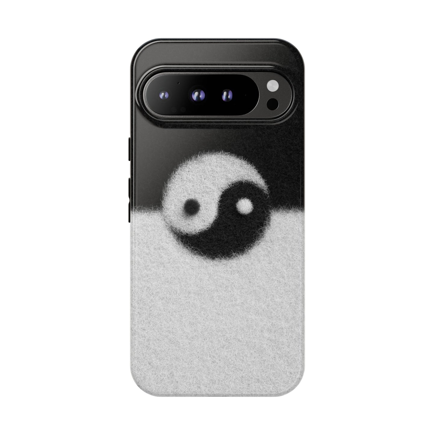 Yin Yang Phone Case - Tough Cases for Minimalist Vibes, Smartphone Cover, Unique Gift, Black and White Design, Modern Aesthetic