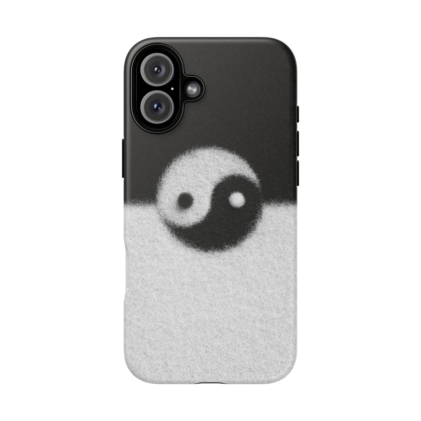 Yin Yang Phone Case - Tough Cases for Minimalist Vibes, Smartphone Cover, Unique Gift, Black and White Design, Modern Aesthetic