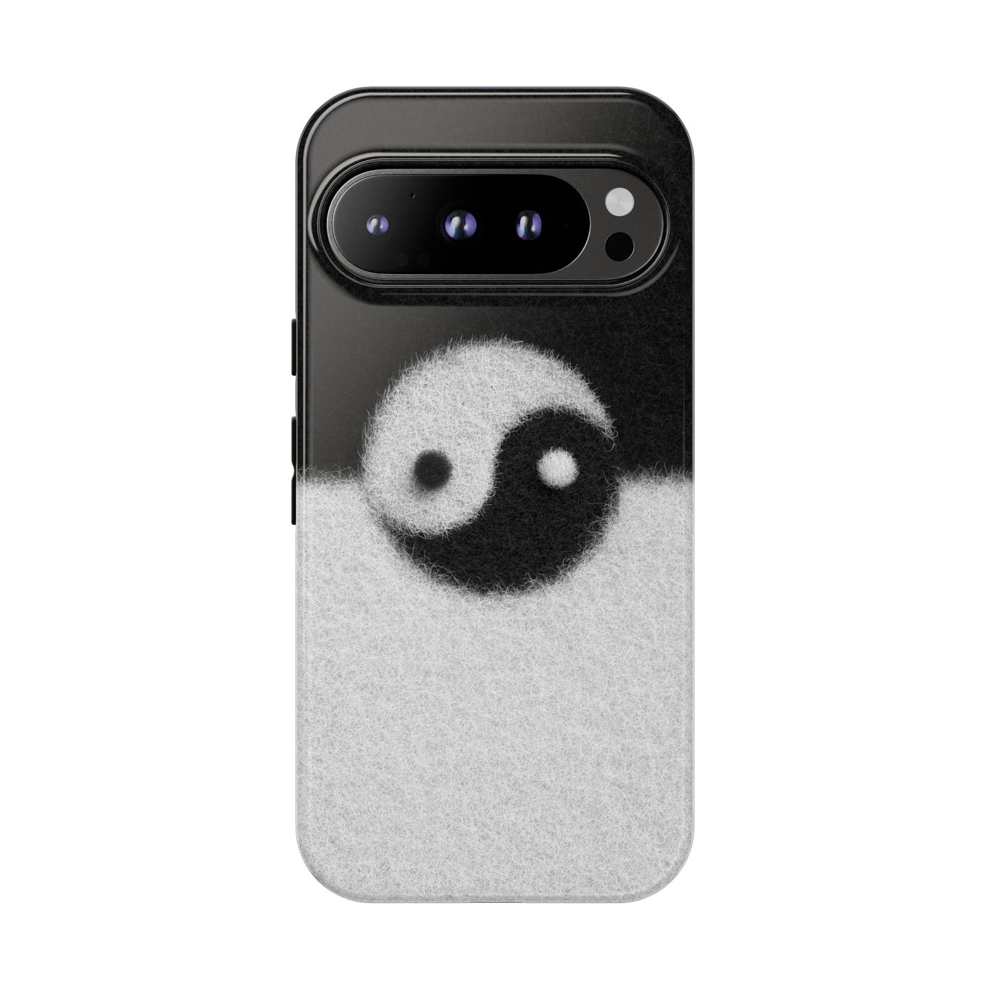 Yin Yang Phone Case - Tough Cases for Minimalist Vibes, Smartphone Cover, Unique Gift, Black and White Design, Modern Aesthetic