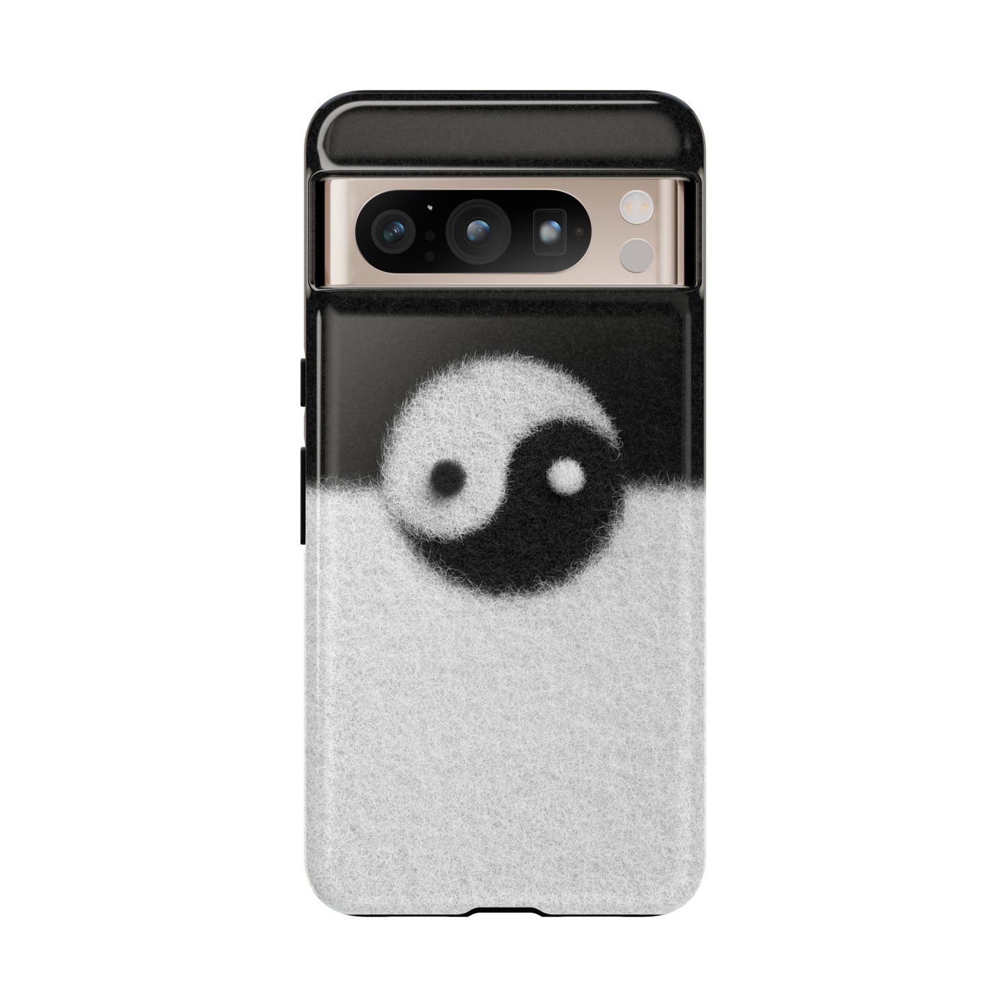 Yin Yang Phone Case - Tough Cases for Minimalist Vibes, Smartphone Cover, Unique Gift, Black and White Design, Modern Aesthetic
