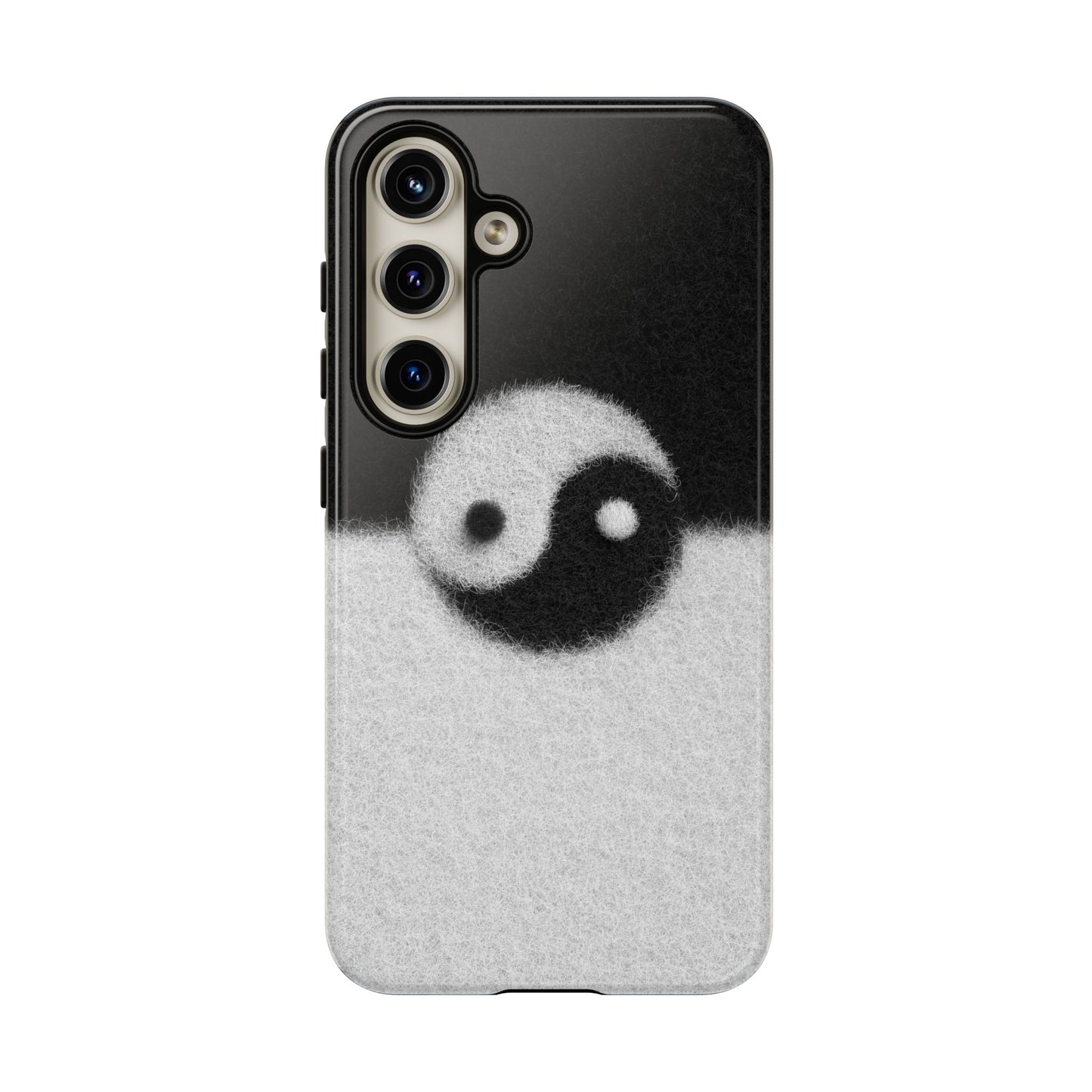 Yin Yang Phone Case - Tough Cases for Minimalist Vibes, Smartphone Cover, Unique Gift, Black and White Design, Modern Aesthetic