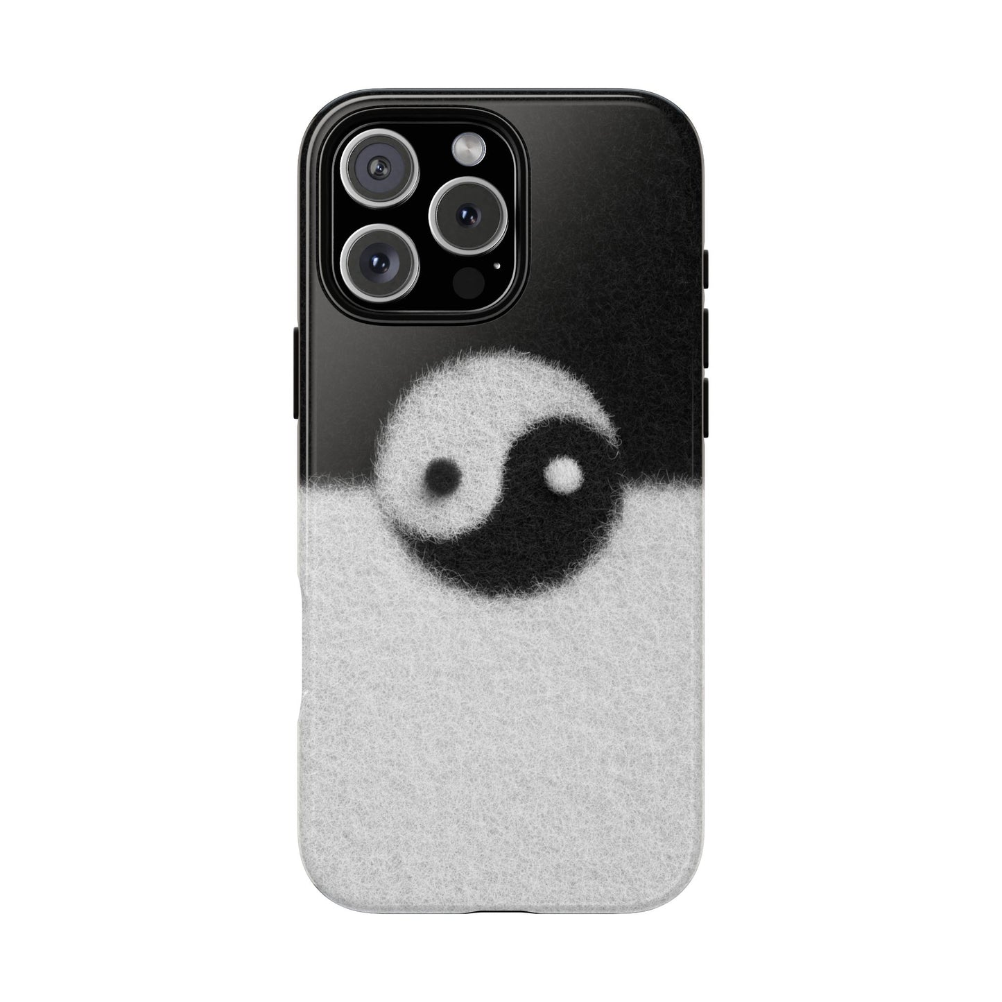 Yin Yang Phone Case - Tough Cases for Minimalist Vibes, Smartphone Cover, Unique Gift, Black and White Design, Modern Aesthetic