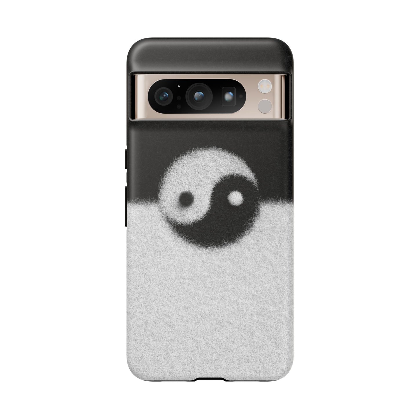 Yin Yang Phone Case - Tough Cases for Minimalist Vibes, Smartphone Cover, Unique Gift, Black and White Design, Modern Aesthetic