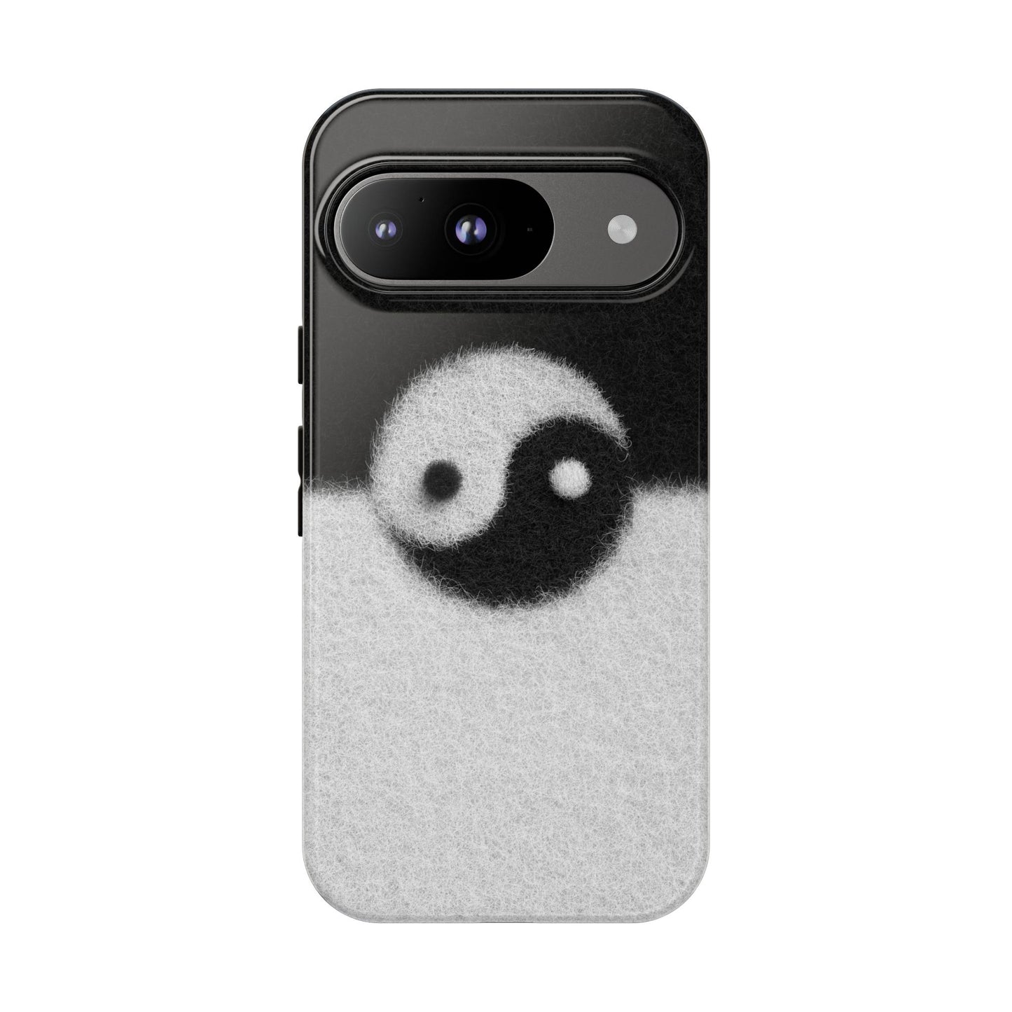 Yin Yang Phone Case - Tough Cases for Minimalist Vibes, Smartphone Cover, Unique Gift, Black and White Design, Modern Aesthetic