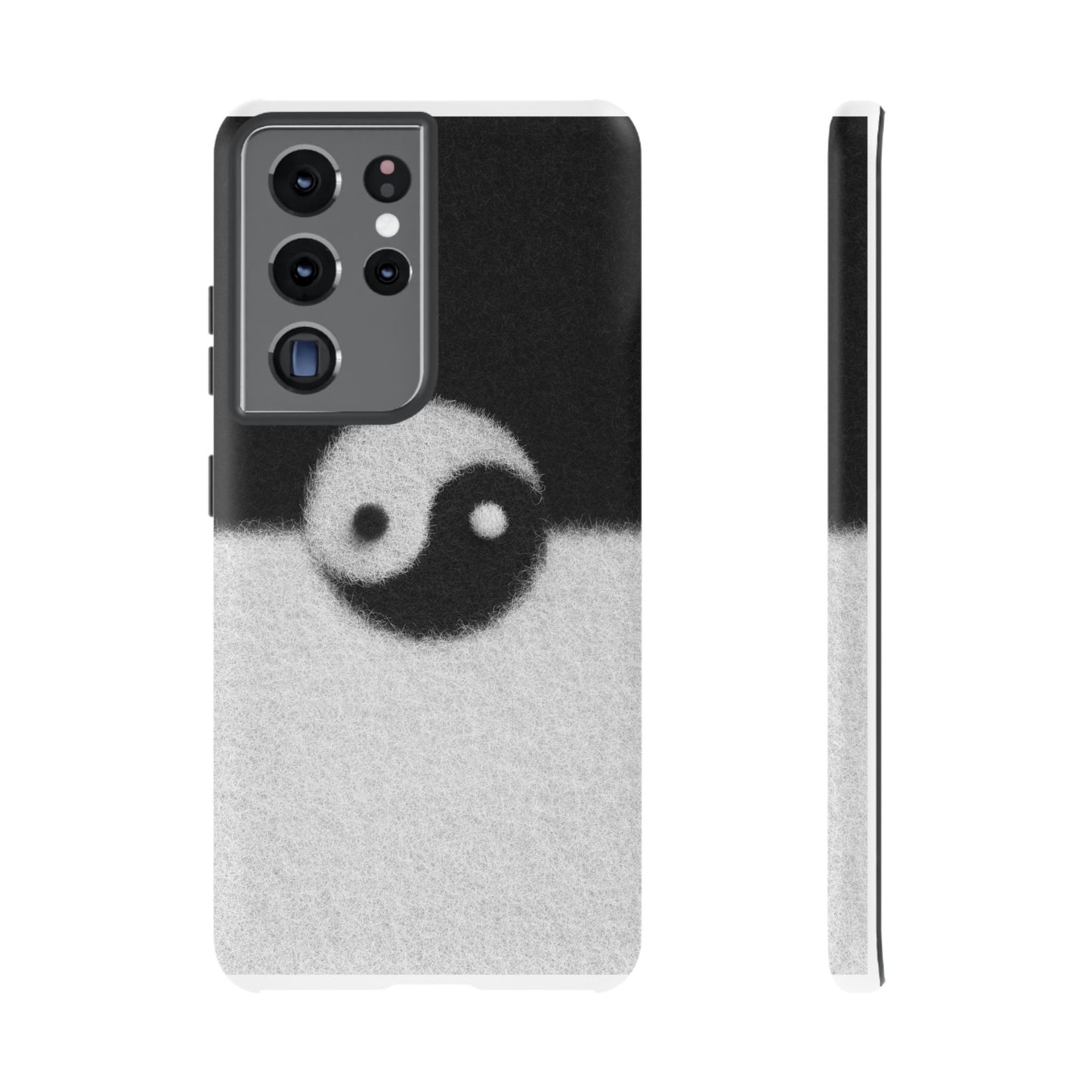 Yin Yang Phone Case - Tough Cases for Minimalist Vibes, Smartphone Cover, Unique Gift, Black and White Design, Modern Aesthetic