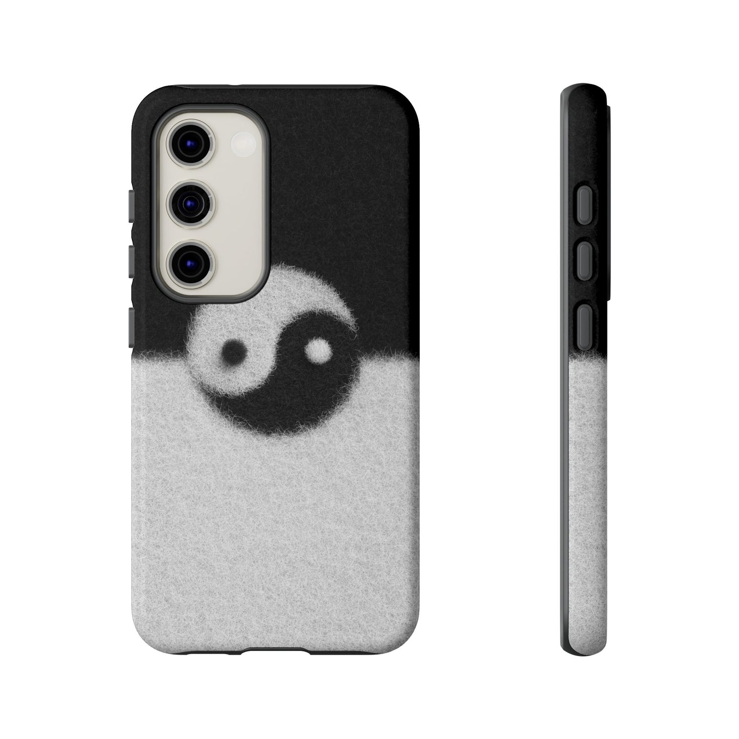 Yin Yang Phone Case - Tough Cases for Minimalist Vibes, Smartphone Cover, Unique Gift, Black and White Design, Modern Aesthetic