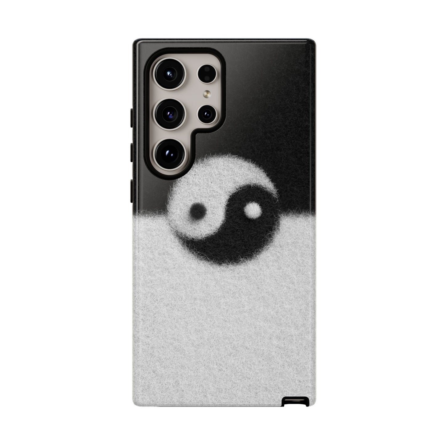 Yin Yang Phone Case - Tough Cases for Minimalist Vibes, Smartphone Cover, Unique Gift, Black and White Design, Modern Aesthetic
