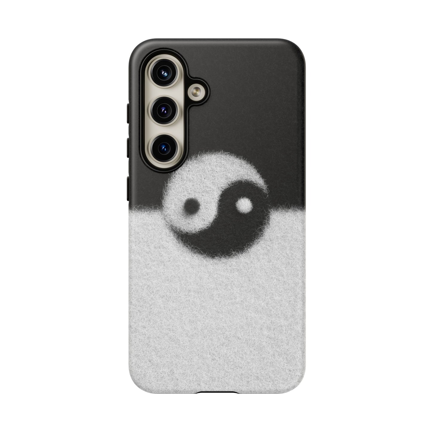 Yin Yang Phone Case - Tough Cases for Minimalist Vibes, Smartphone Cover, Unique Gift, Black and White Design, Modern Aesthetic