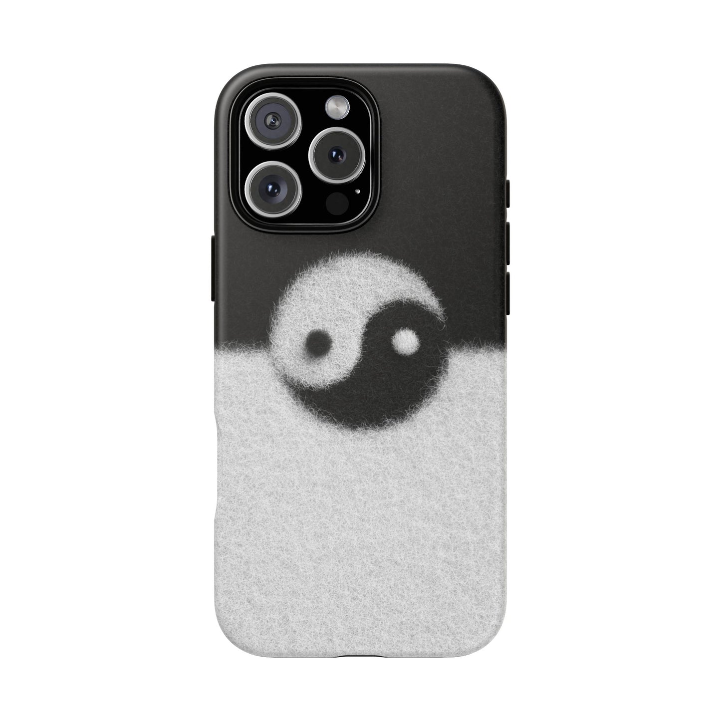Yin Yang Phone Case - Tough Cases for Minimalist Vibes, Smartphone Cover, Unique Gift, Black and White Design, Modern Aesthetic