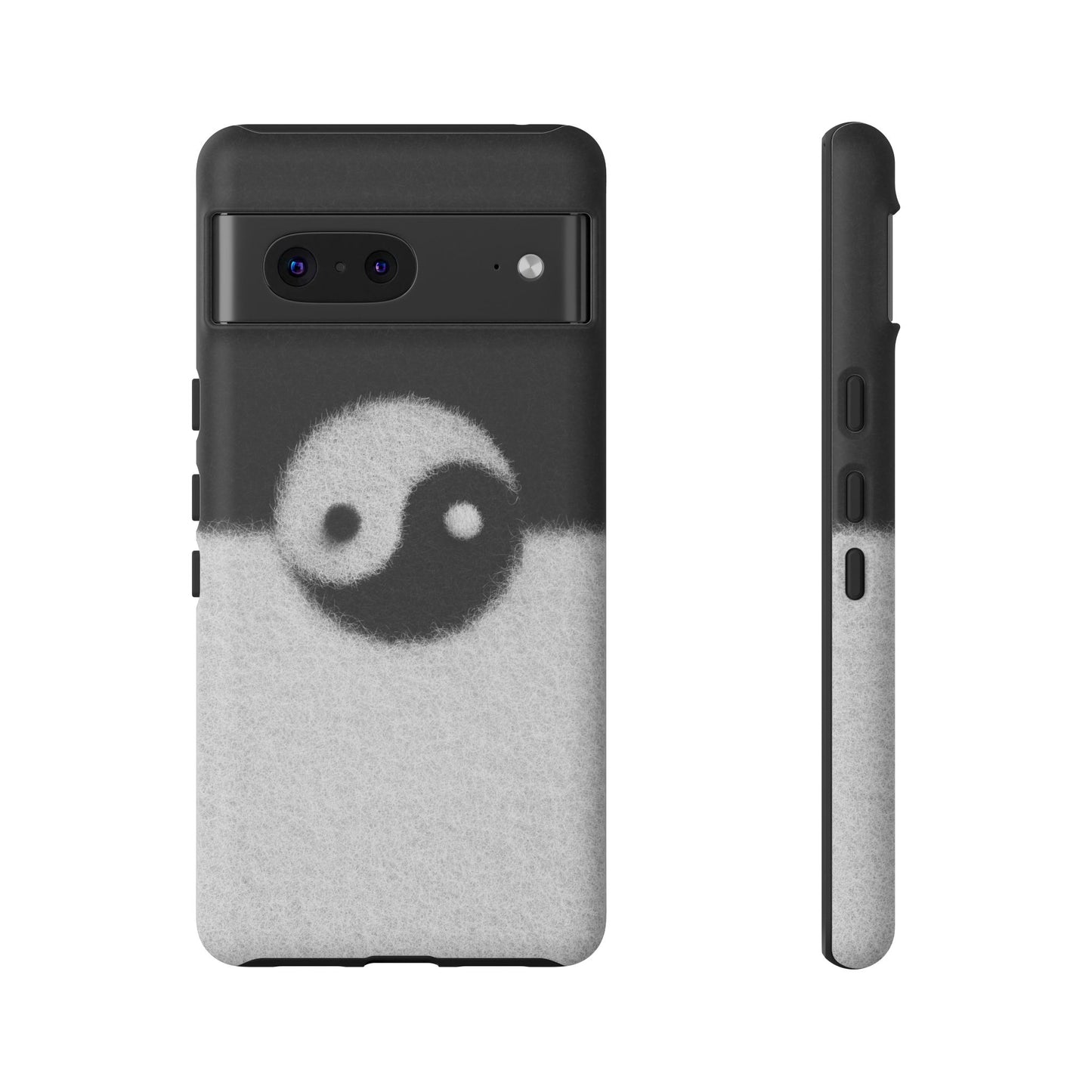 Yin Yang Phone Case - Tough Cases for Minimalist Vibes, Smartphone Cover, Unique Gift, Black and White Design, Modern Aesthetic