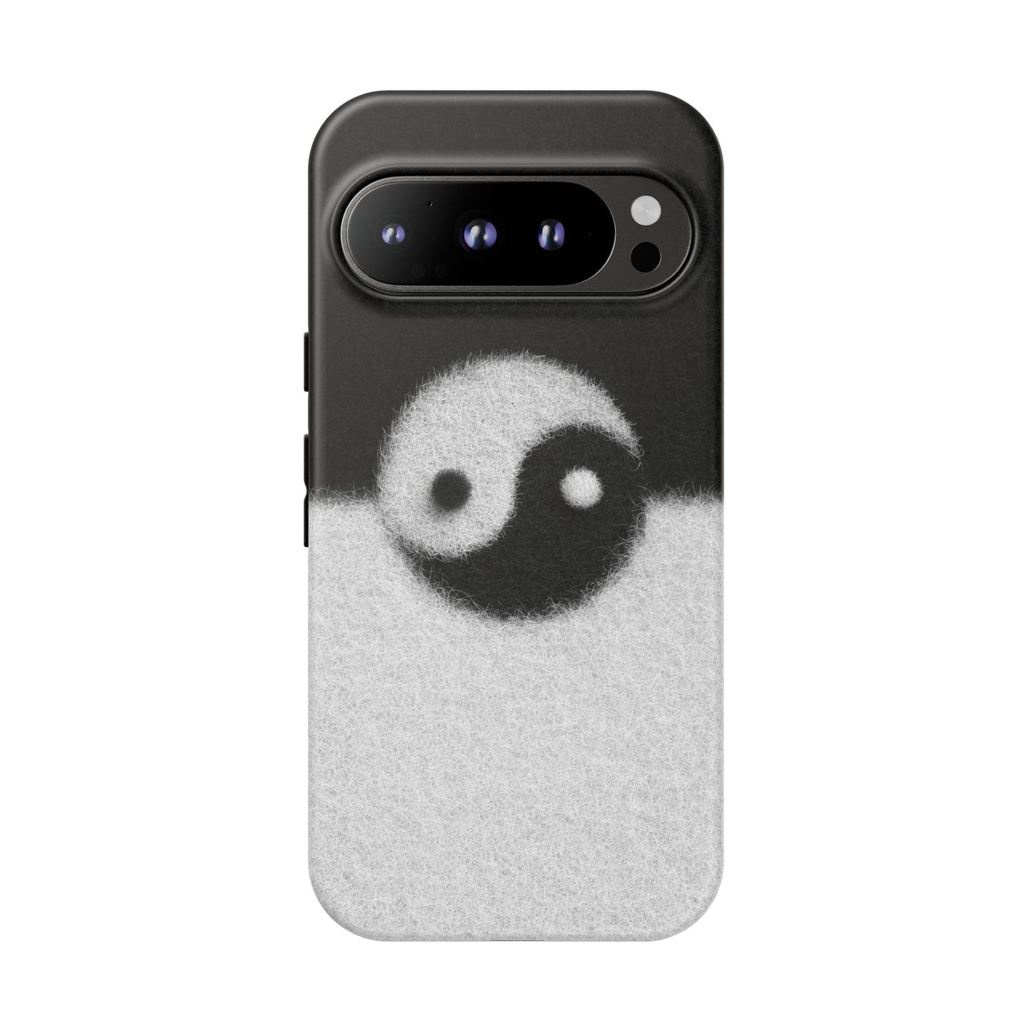 Yin Yang Phone Case - Tough Cases for Minimalist Vibes, Smartphone Cover, Unique Gift, Black and White Design, Modern Aesthetic
