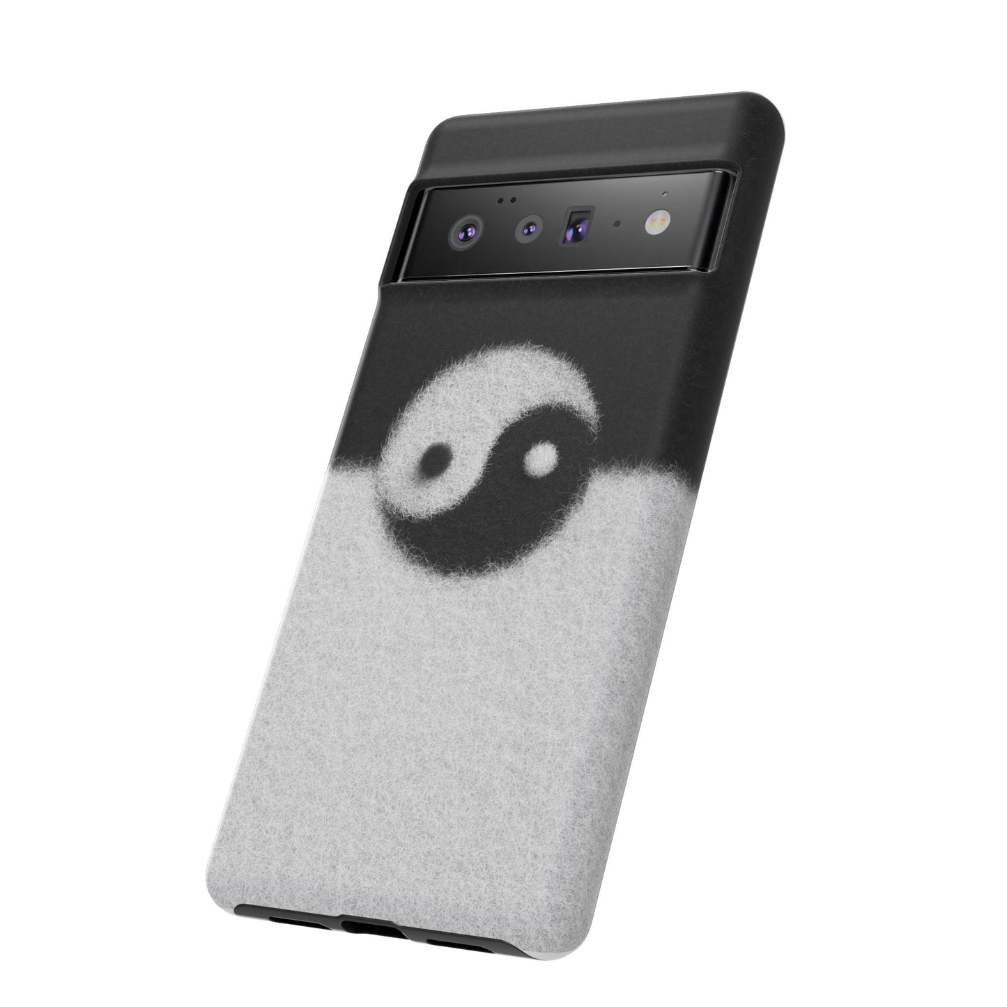 Yin Yang Phone Case - Tough Cases for Minimalist Vibes, Smartphone Cover, Unique Gift, Black and White Design, Modern Aesthetic