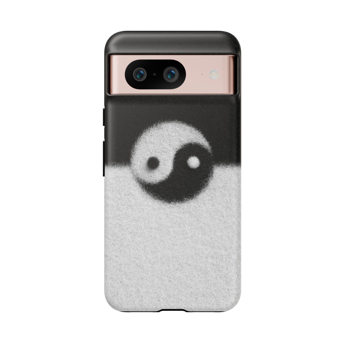 Yin Yang Phone Case - Tough Cases for Minimalist Vibes, Smartphone Cover, Unique Gift, Black and White Design, Modern Aesthetic