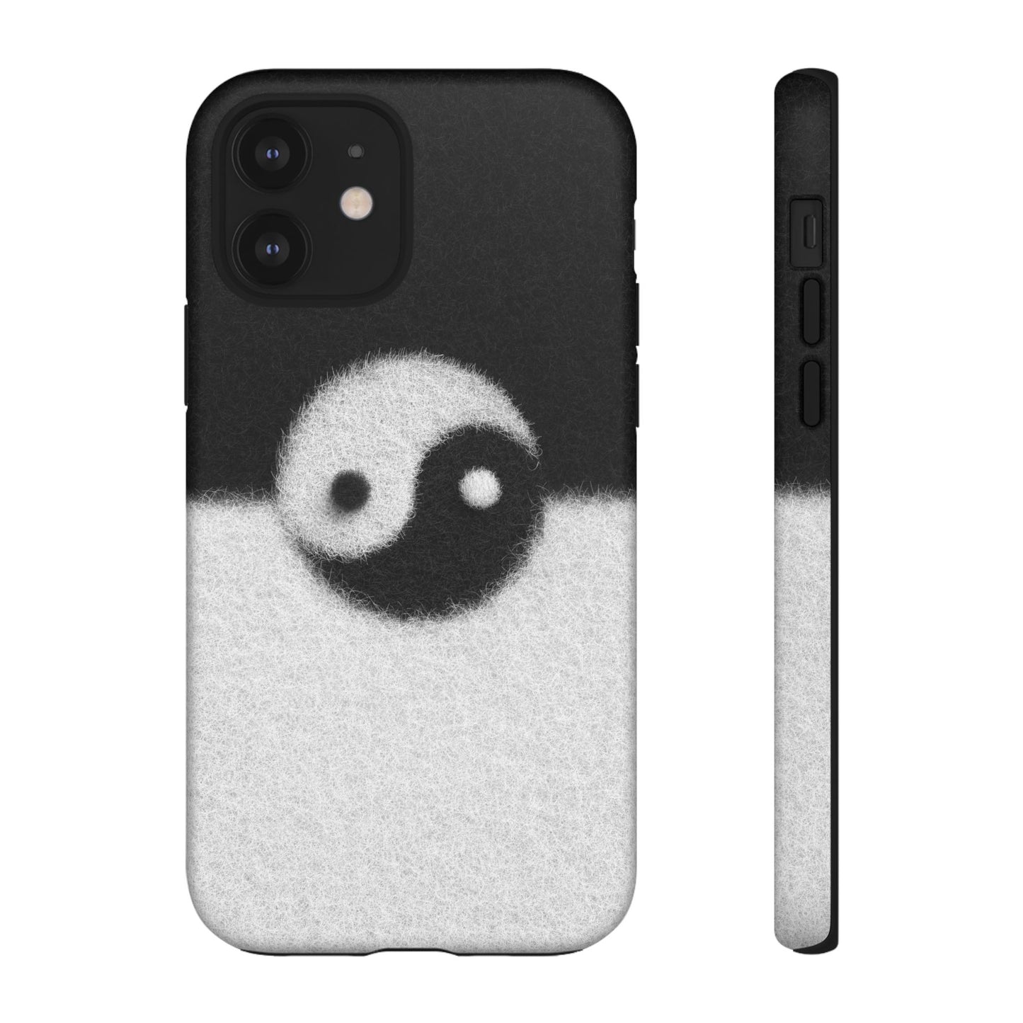 Yin Yang Phone Case - Tough Cases for Minimalist Vibes, Smartphone Cover, Unique Gift, Black and White Design, Modern Aesthetic