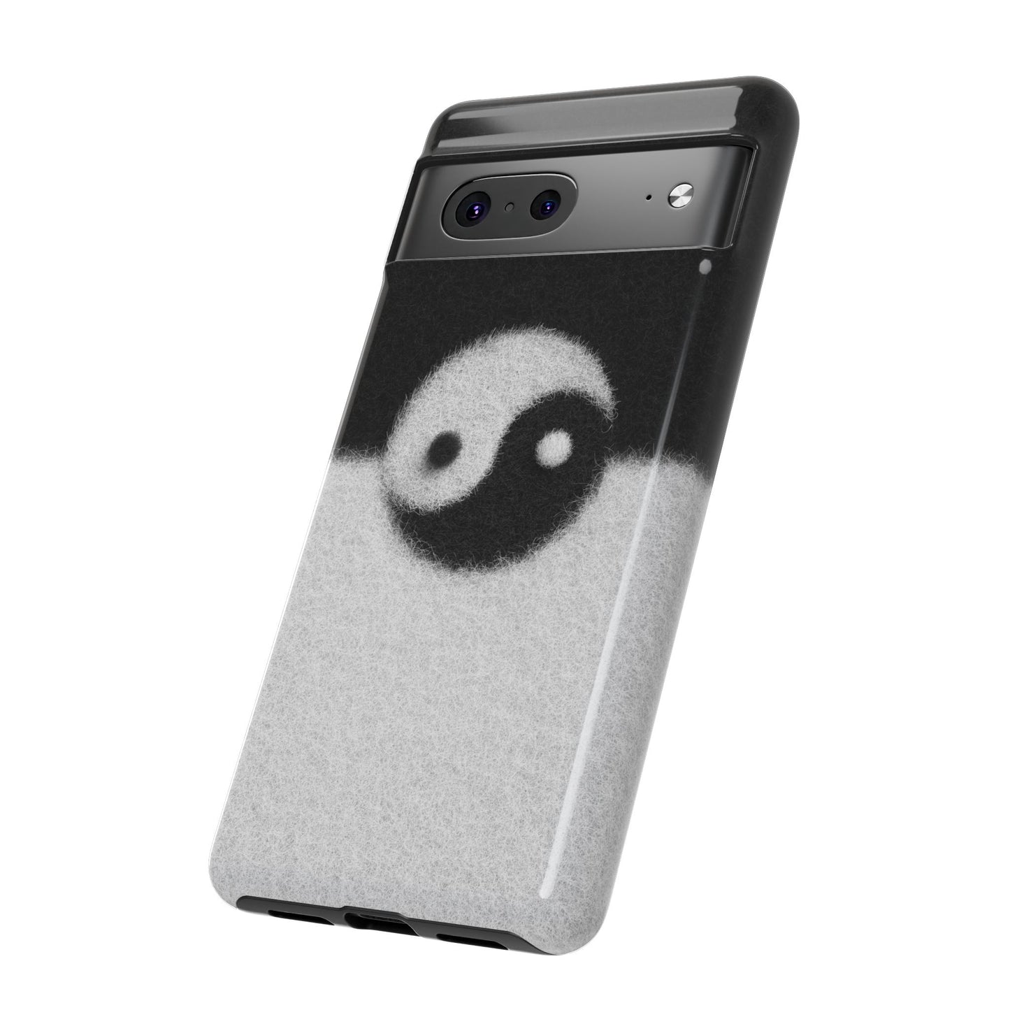 Yin Yang Phone Case - Tough Cases for Minimalist Vibes, Smartphone Cover, Unique Gift, Black and White Design, Modern Aesthetic