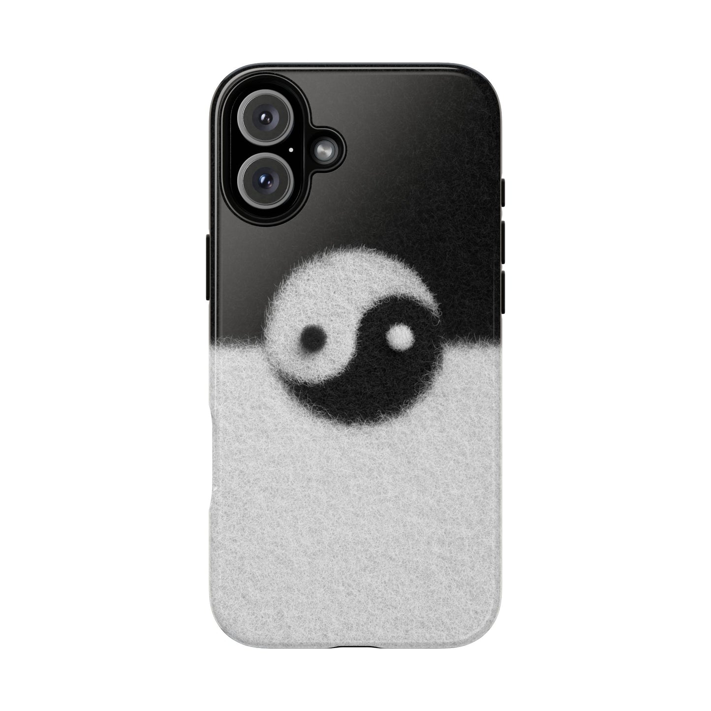 Yin Yang Phone Case - Tough Cases for Minimalist Vibes, Smartphone Cover, Unique Gift, Black and White Design, Modern Aesthetic