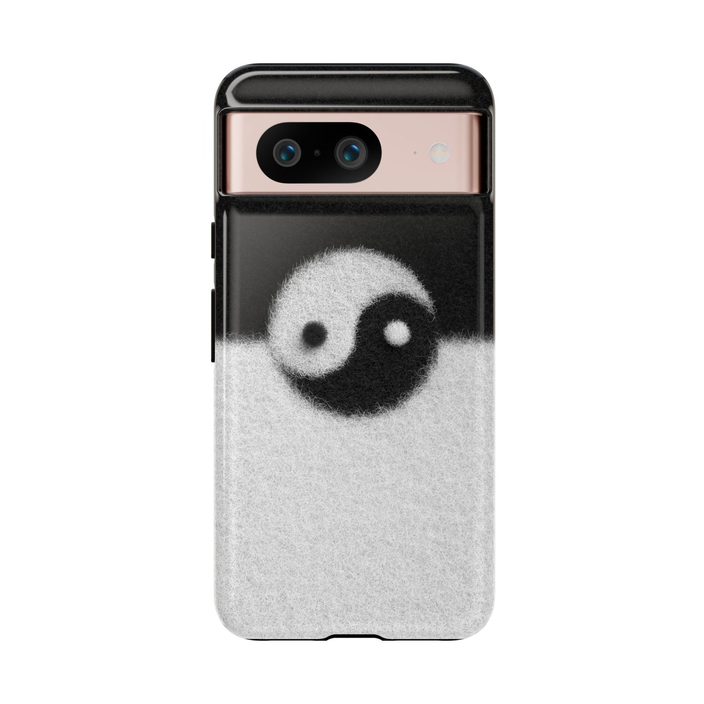 Yin Yang Phone Case - Tough Cases for Minimalist Vibes, Smartphone Cover, Unique Gift, Black and White Design, Modern Aesthetic