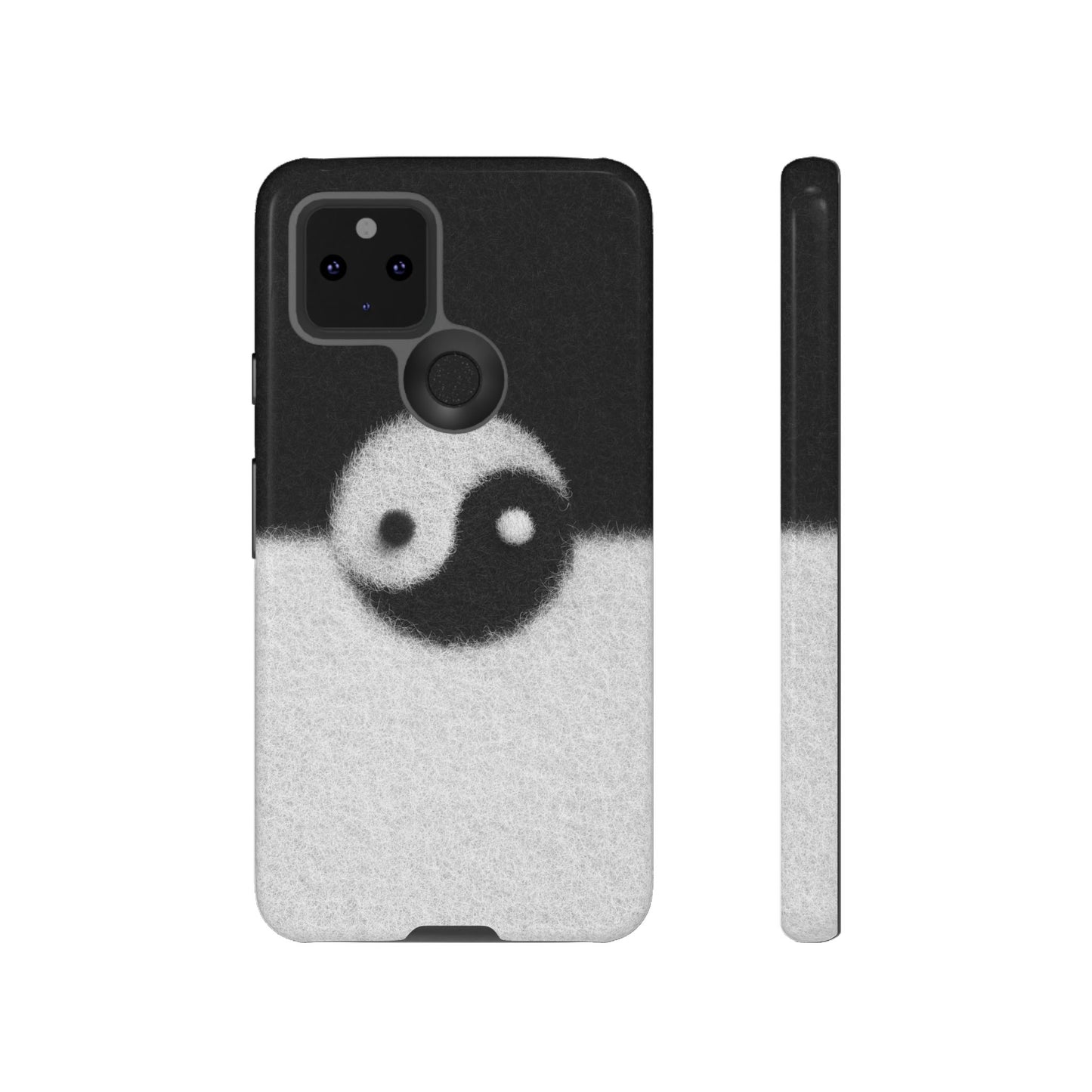 Yin Yang Phone Case - Tough Cases for Minimalist Vibes, Smartphone Cover, Unique Gift, Black and White Design, Modern Aesthetic