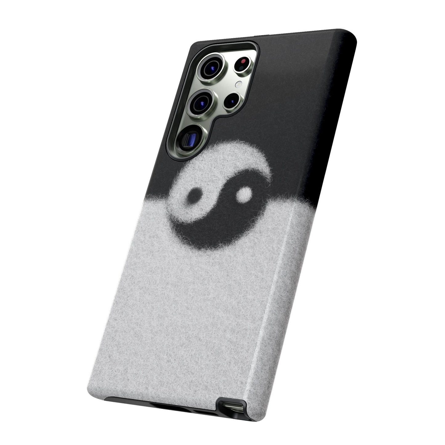 Yin Yang Phone Case - Tough Cases for Minimalist Vibes, Smartphone Cover, Unique Gift, Black and White Design, Modern Aesthetic