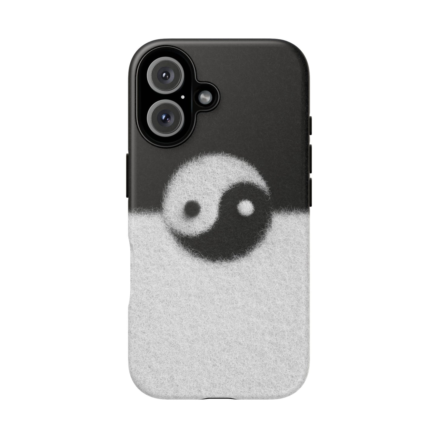 Yin Yang Phone Case - Tough Cases for Minimalist Vibes, Smartphone Cover, Unique Gift, Black and White Design, Modern Aesthetic