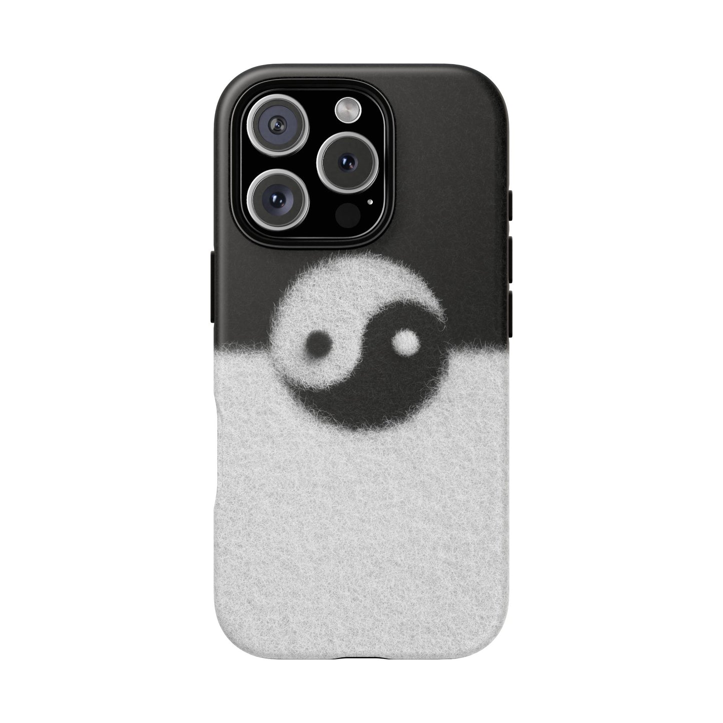 Yin Yang Phone Case - Tough Cases for Minimalist Vibes, Smartphone Cover, Unique Gift, Black and White Design, Modern Aesthetic