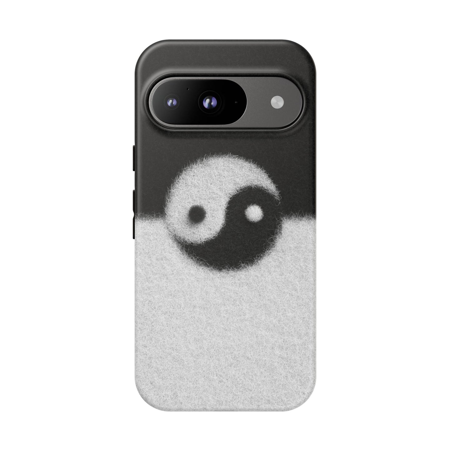 Yin Yang Phone Case - Tough Cases for Minimalist Vibes, Smartphone Cover, Unique Gift, Black and White Design, Modern Aesthetic