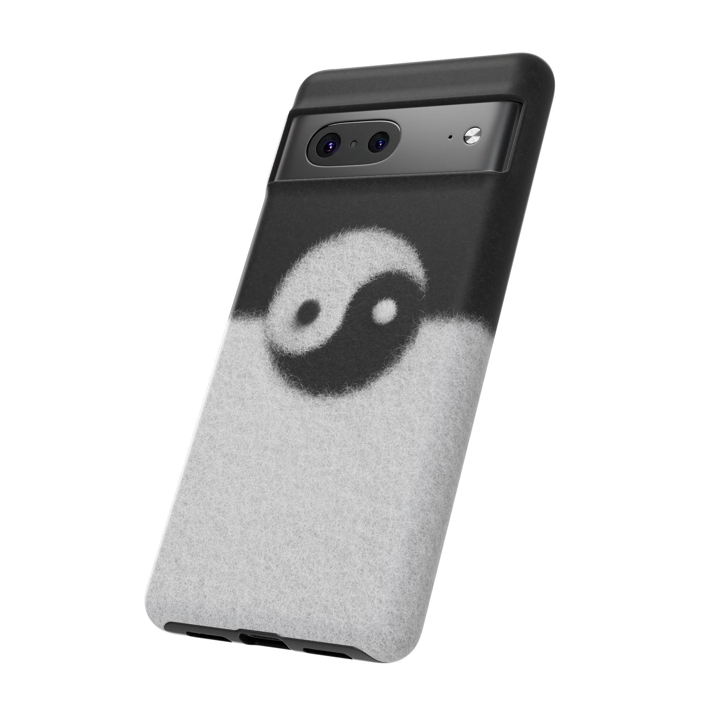 Yin Yang Phone Case - Tough Cases for Minimalist Vibes, Smartphone Cover, Unique Gift, Black and White Design, Modern Aesthetic