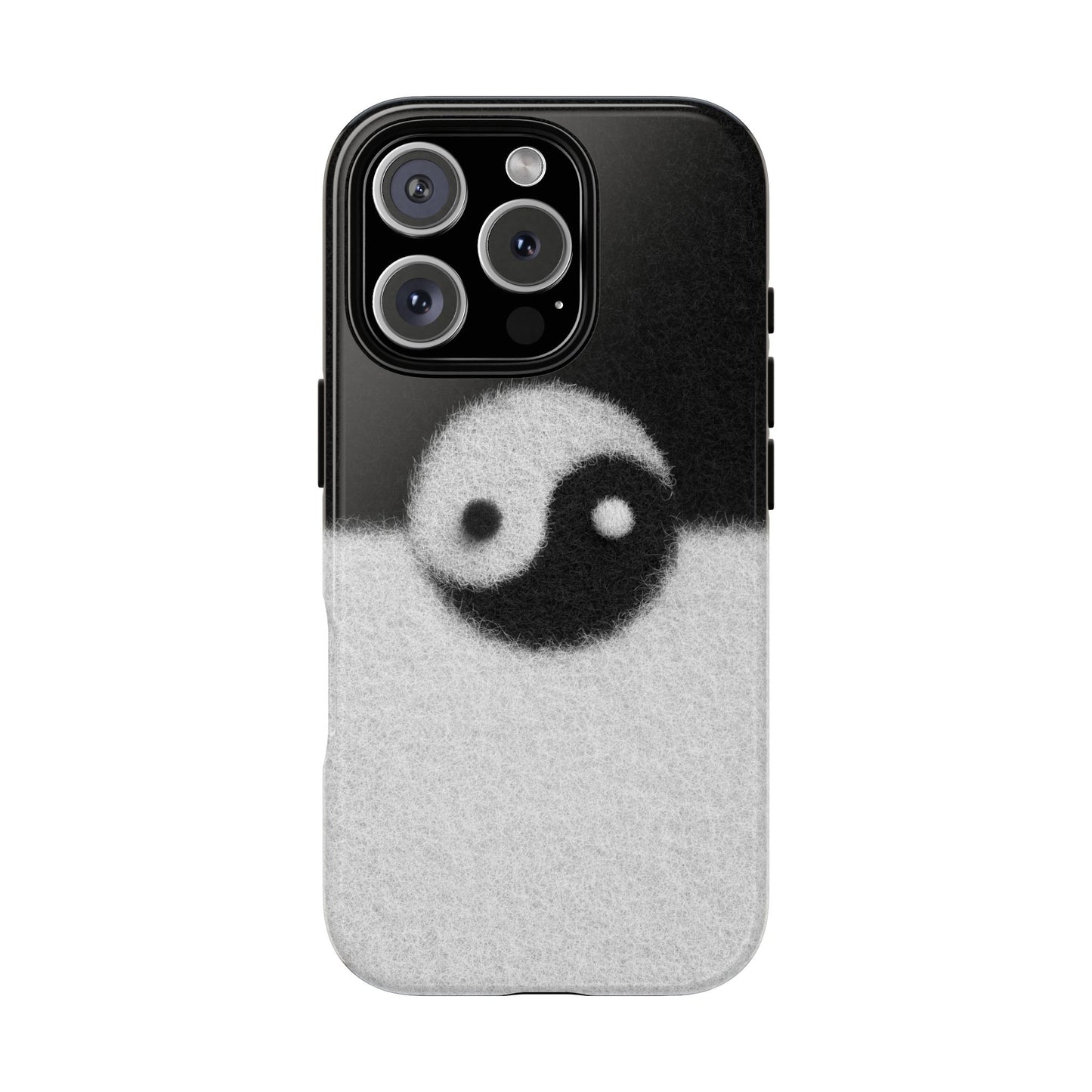 Yin Yang Phone Case - Tough Cases for Minimalist Vibes, Smartphone Cover, Unique Gift, Black and White Design, Modern Aesthetic