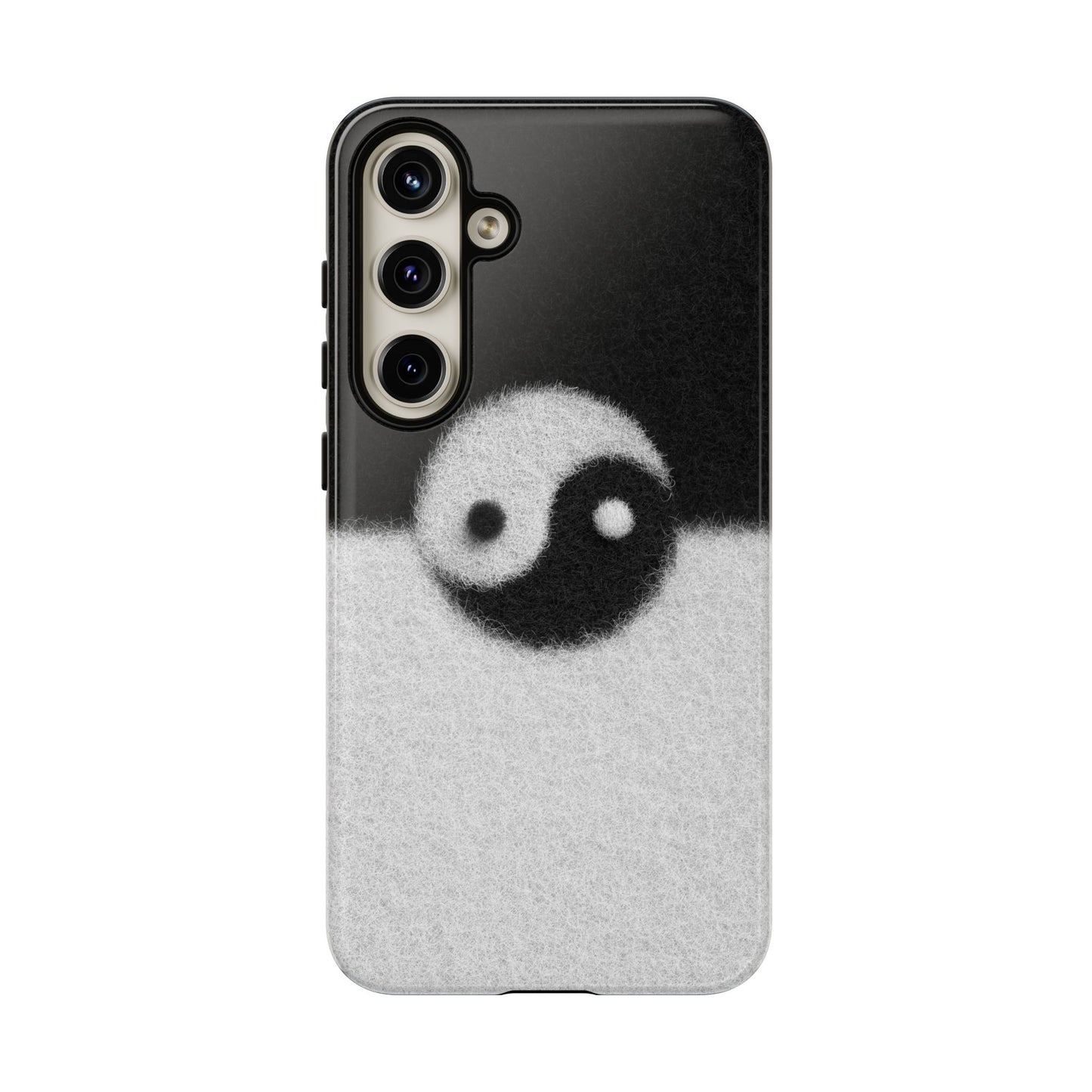 Yin Yang Phone Case - Tough Cases for Minimalist Vibes, Smartphone Cover, Unique Gift, Black and White Design, Modern Aesthetic